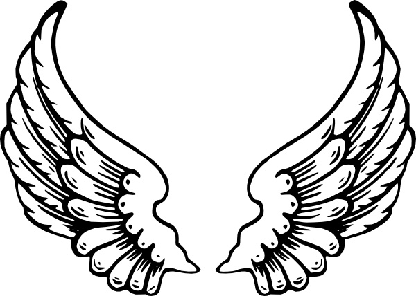 Download Angel Wings clip art Free vector in Open office drawing ...