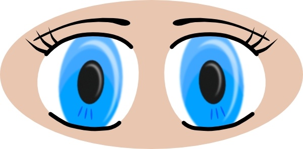 Anime Eyes clip art 