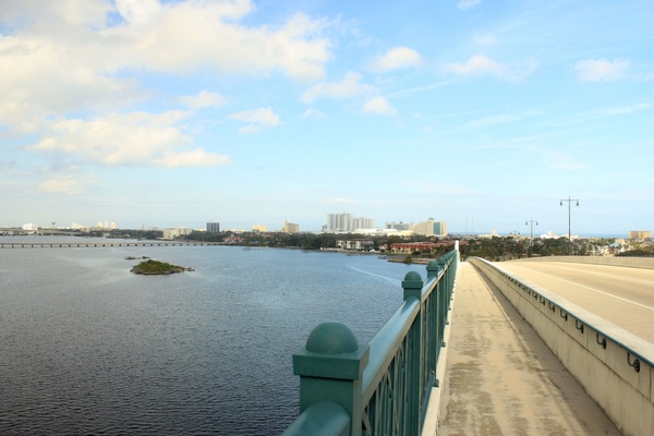 another view from the bridge at daytona beach florida