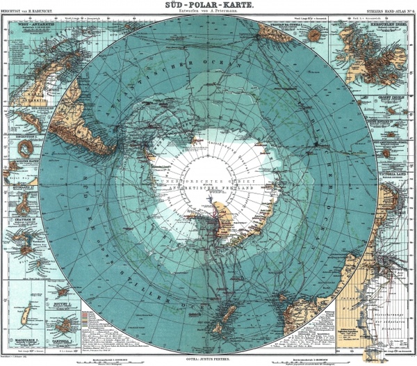 antarctica map old