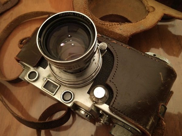 antique binoculars container equipment indoors lens