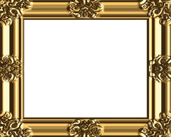 Antique gold frame 03 vector Free vector in Encapsulated PostScript eps ...