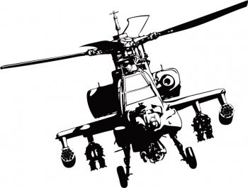 apache helicopter vector adobe illustrator