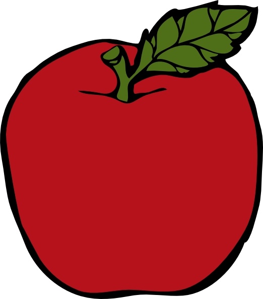 Apple clip art Free vector in Open office drawing svg ( .svg ) vector