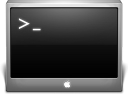 Apple command line window