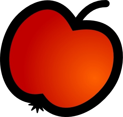 Apple Icon clip art