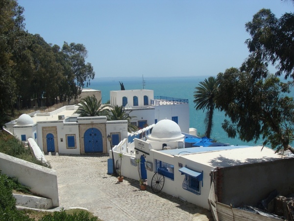 arabic houses blue