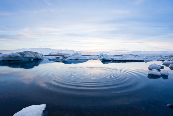 arctic frozen ice iceberg lake landscape mountain