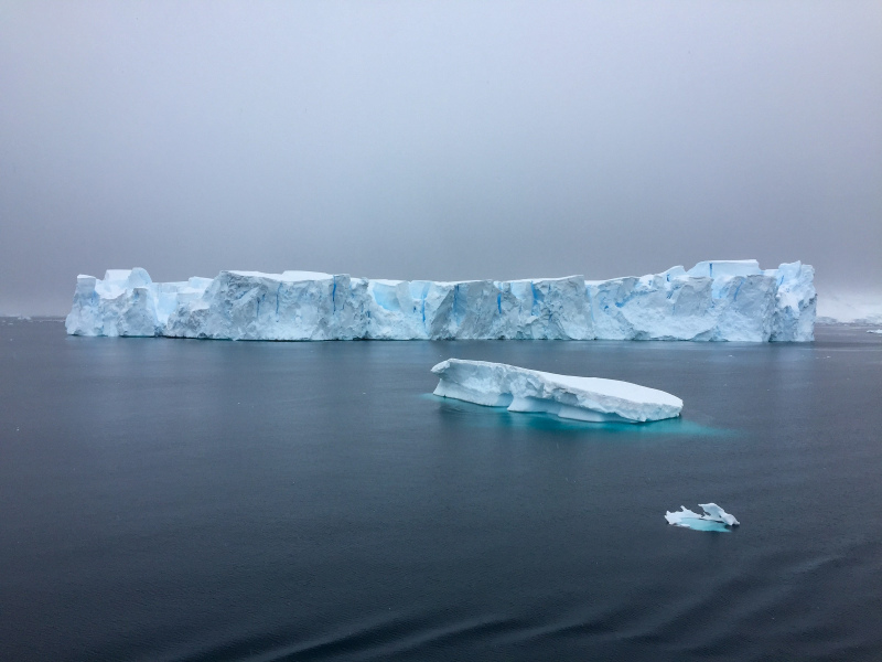arctic scenery picture iceberg calm sea scene  
