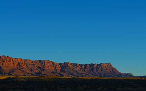 arid desert dry hill landscape light moon morning