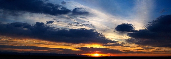 arizona sunrise panorama