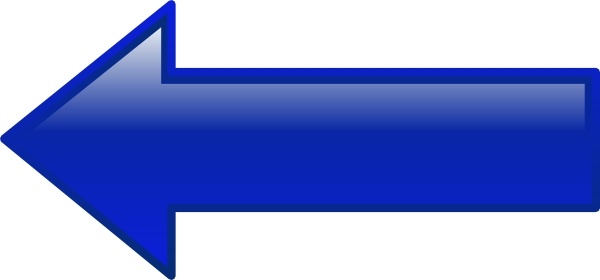 Arrow-left-blue clip art