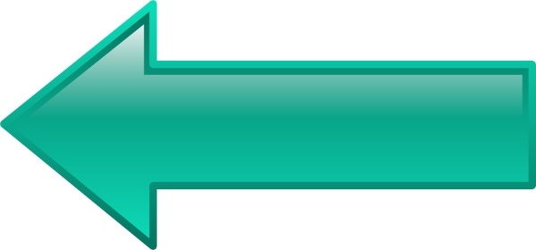 Arrow-left-seagreen clip art