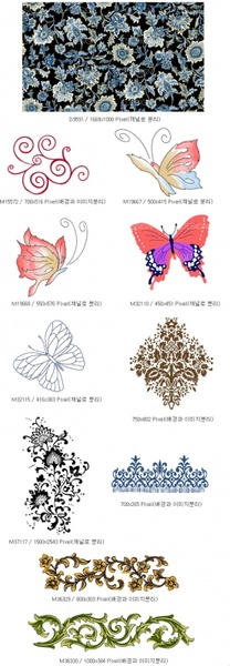 artcity korean fashion gorgeous patterns and the butterfly series