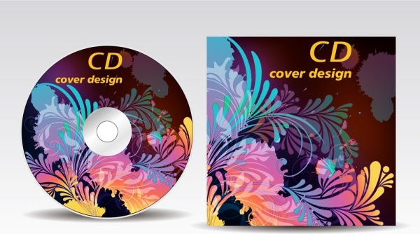 attached cdrom disc case 01 vector