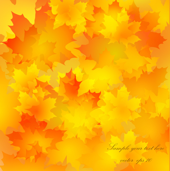 Autumn golden yellow background vector Vectors graphic art designs in  editable .ai .eps .svg .cdr format free and easy download unlimit id:537910