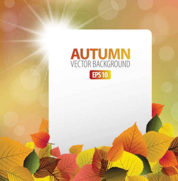 Autumn Vector Background