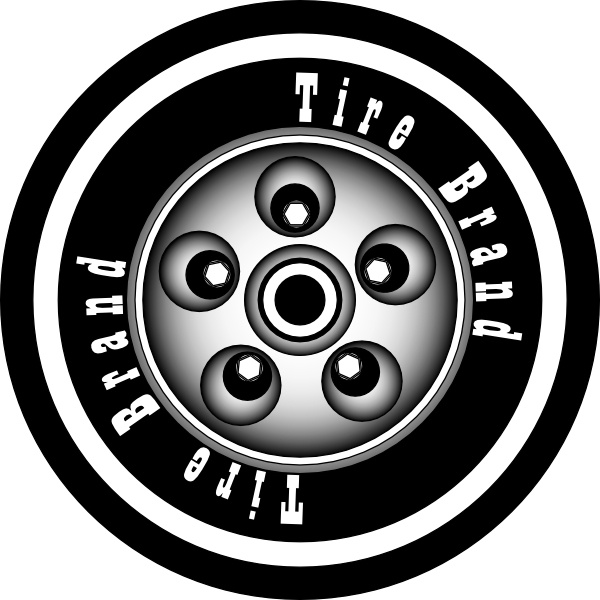 Azieser Tire With Rim clip art