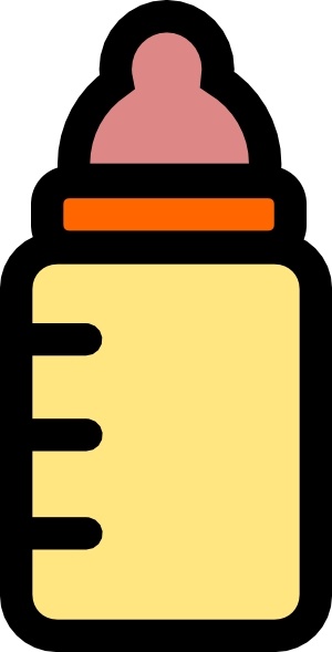 Baby Bottle Icon clip art 