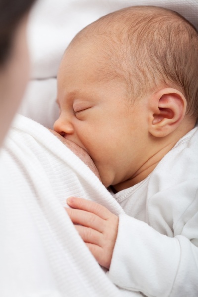 baby breast breastfeeding
