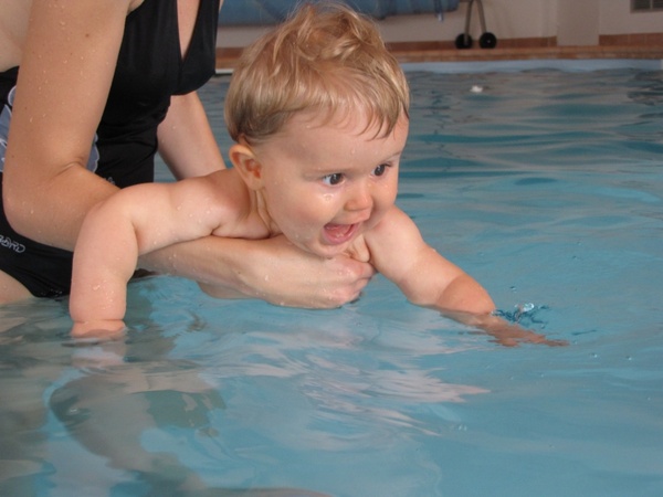 baby child swim