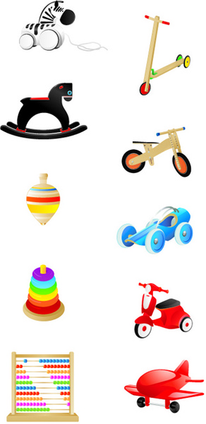 baby toys cute design vector graphics