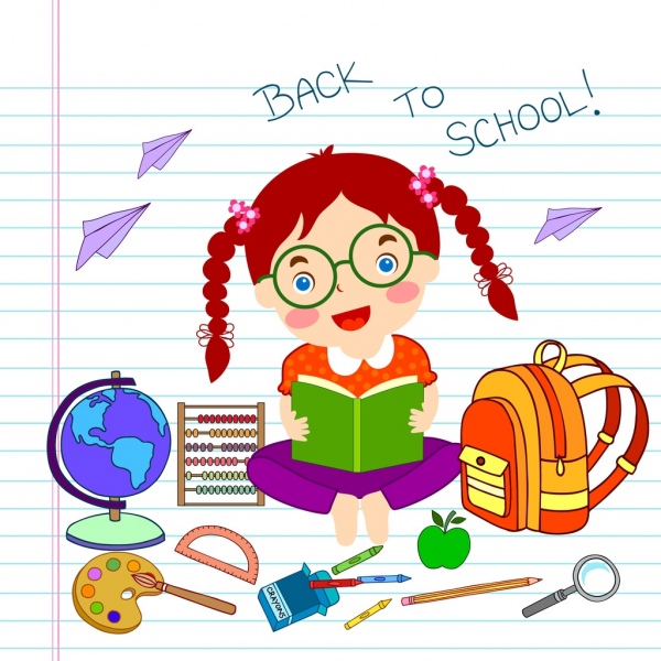 back to school background hand drawing education icons 