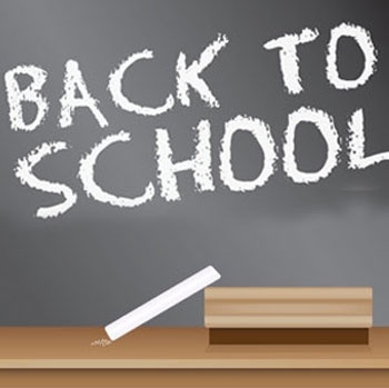 Back To School Blackboard Sign 