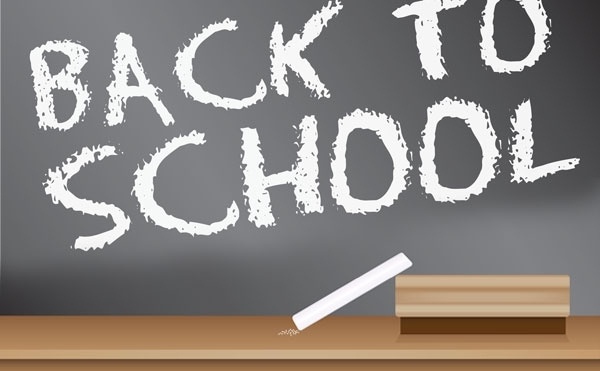 Back to School Blackboard Sign design