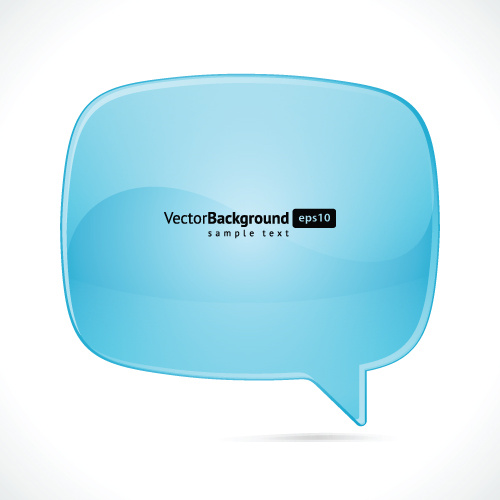 background with speech bubbles vector