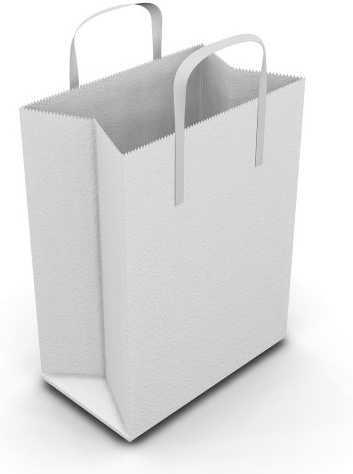 bag blank paper bag highdefinition picture