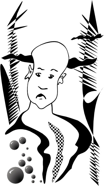 Bald Man clip art