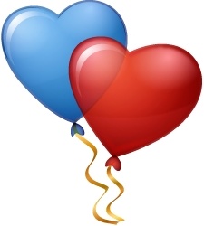 Balloons Hearts