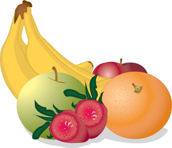 fresh fruit advertising background multicolored 3d design
