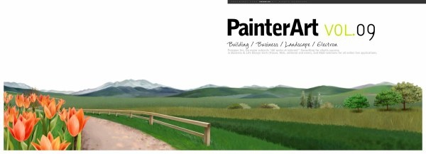 banner illustrator landscape psd layered 1