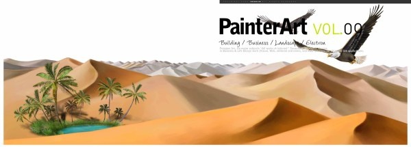 banner illustrator landscape psd layered 7 