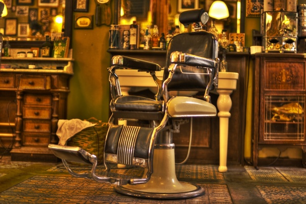 barber chair old school 