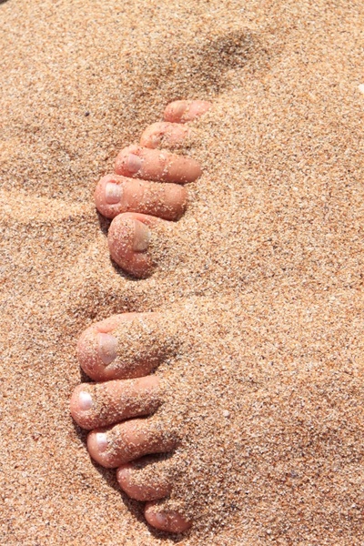 barefoot beach covered