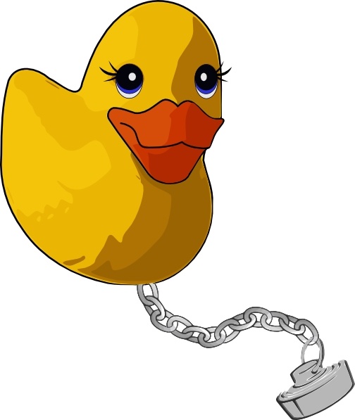 Bathtub Duck clip art