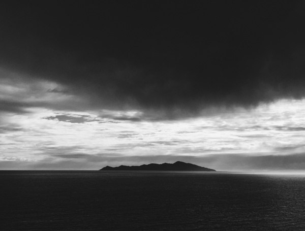 beach black and white cloud dark landscape light