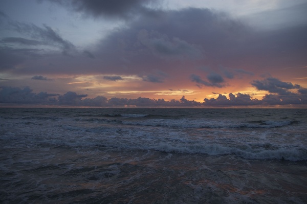 beach cloud coast dawn dusk evening landscape