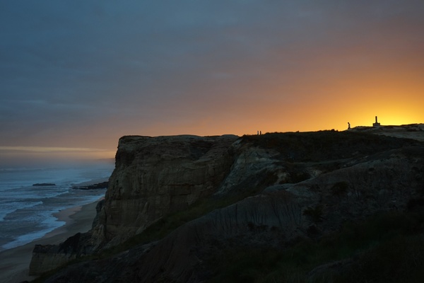 beach dawn dusk evening landscape light lighthouse