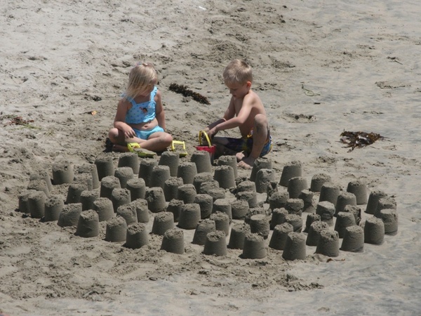 beach sand construction