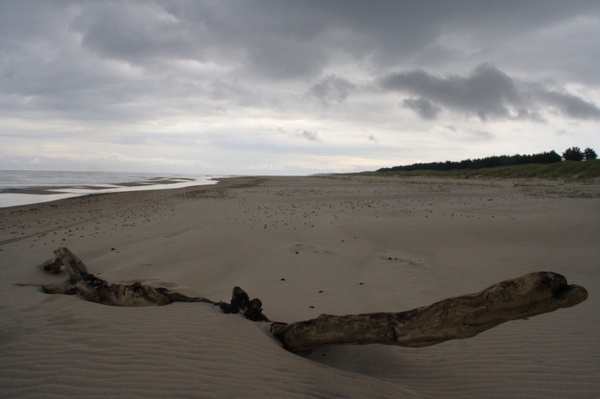 beach sand gloomy