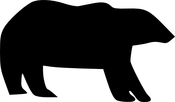 Bear Icon clip art