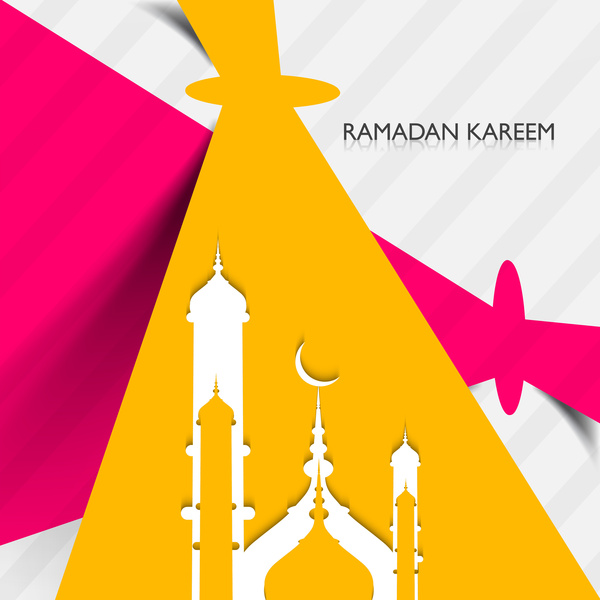 Simbol masjid dalam peta kad kahwin free vector download (111 Free