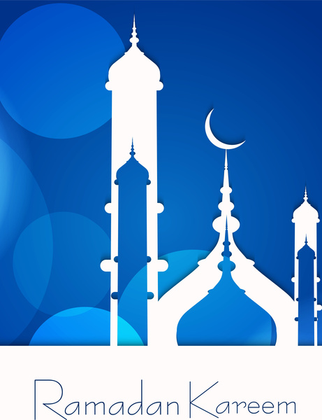 beautiful arabic islamic ramadan kareem colorful vector
