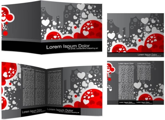 beautiful brochures and leaflets 03 vector