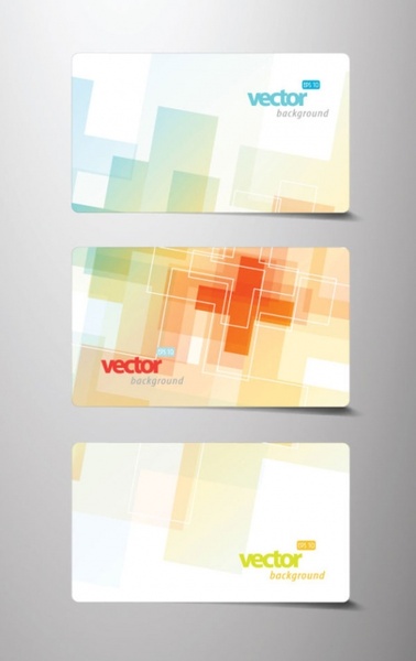 beautiful card template 02 vector