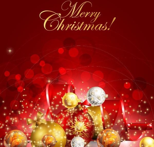 beautiful christmas background vector graphic